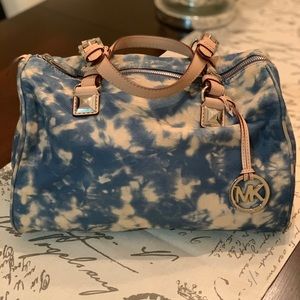 Michael Kors Tie Dye Grayson Leather Bag